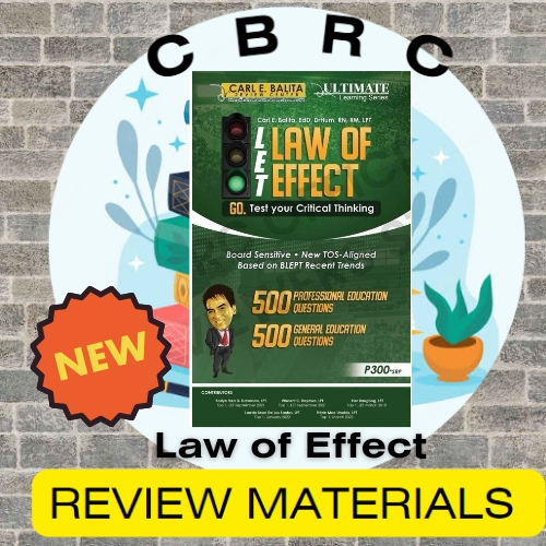 CBRC LET Reviewer 2024 Law of Effect NEW EDITION | Shopee Philippines