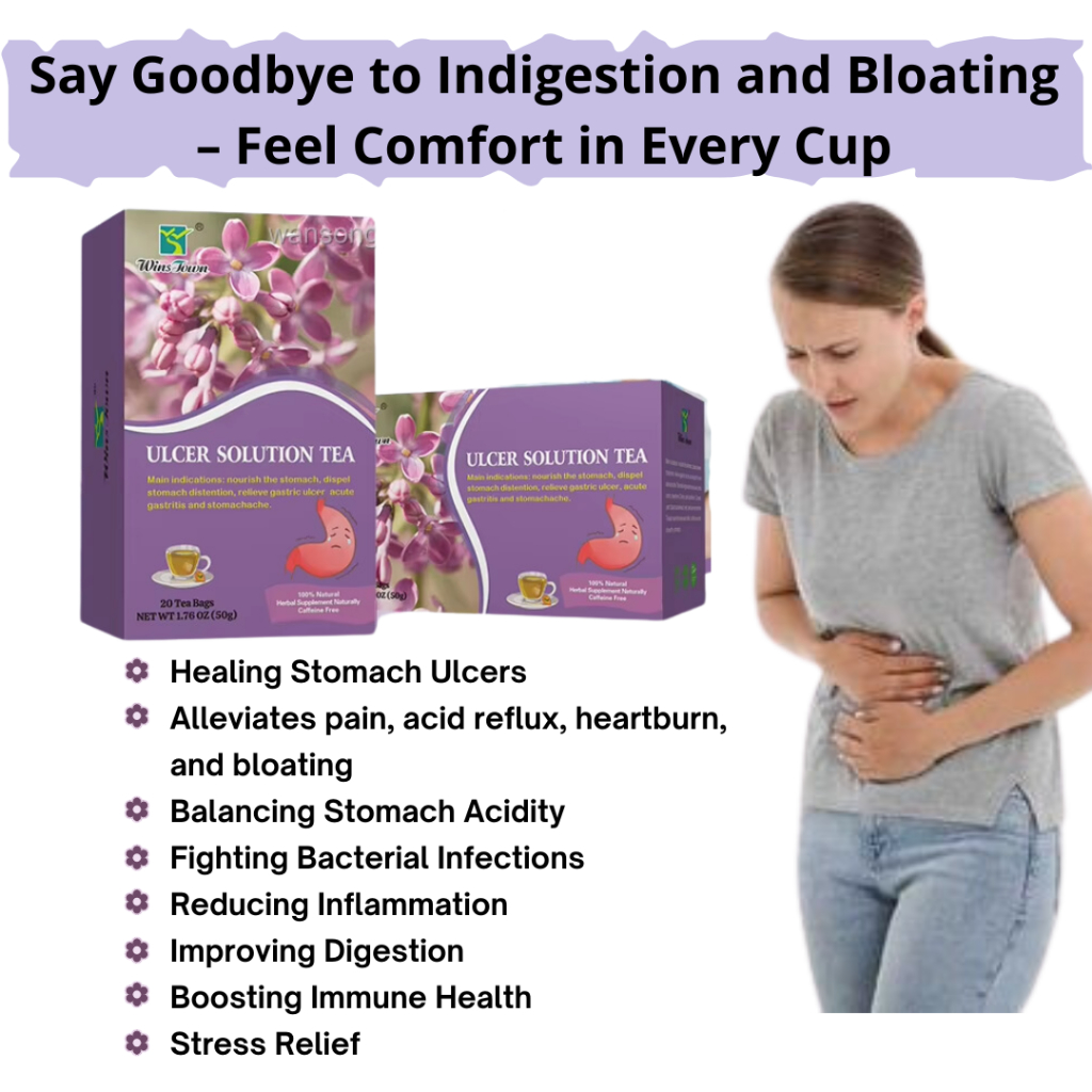 Ulcer Solution Tea | Relieves Stomach Ulcers, Acid Reflux, Gastric Pain ...