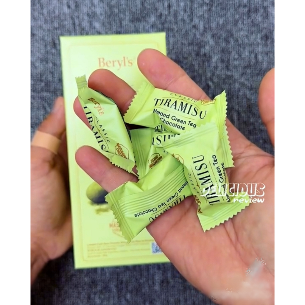 Beryl's Classic Tiramisu Almond Green Tea Chocolate (65g) | Shopee ...