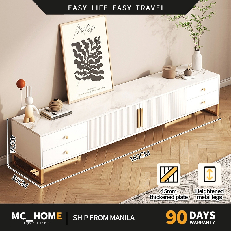 MC&HOME TV cabinet modern minimalist luxury TV cabinet storage box ...