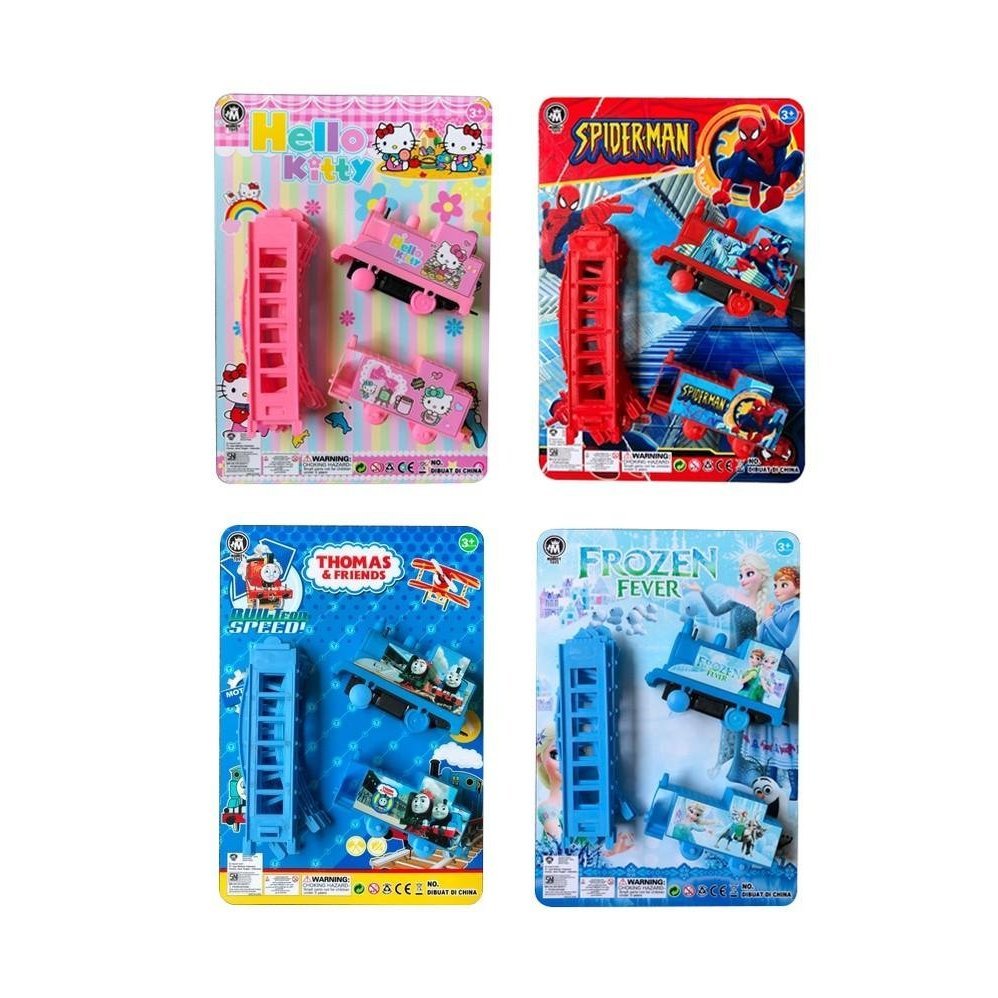 Mini Electric Rail Train Toy Set Puzzle Assembly Rail Car Rail Car ...