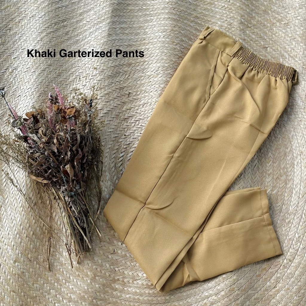 ON HAND School Uniform Pants Garterized for men (Katrina Fabric ...