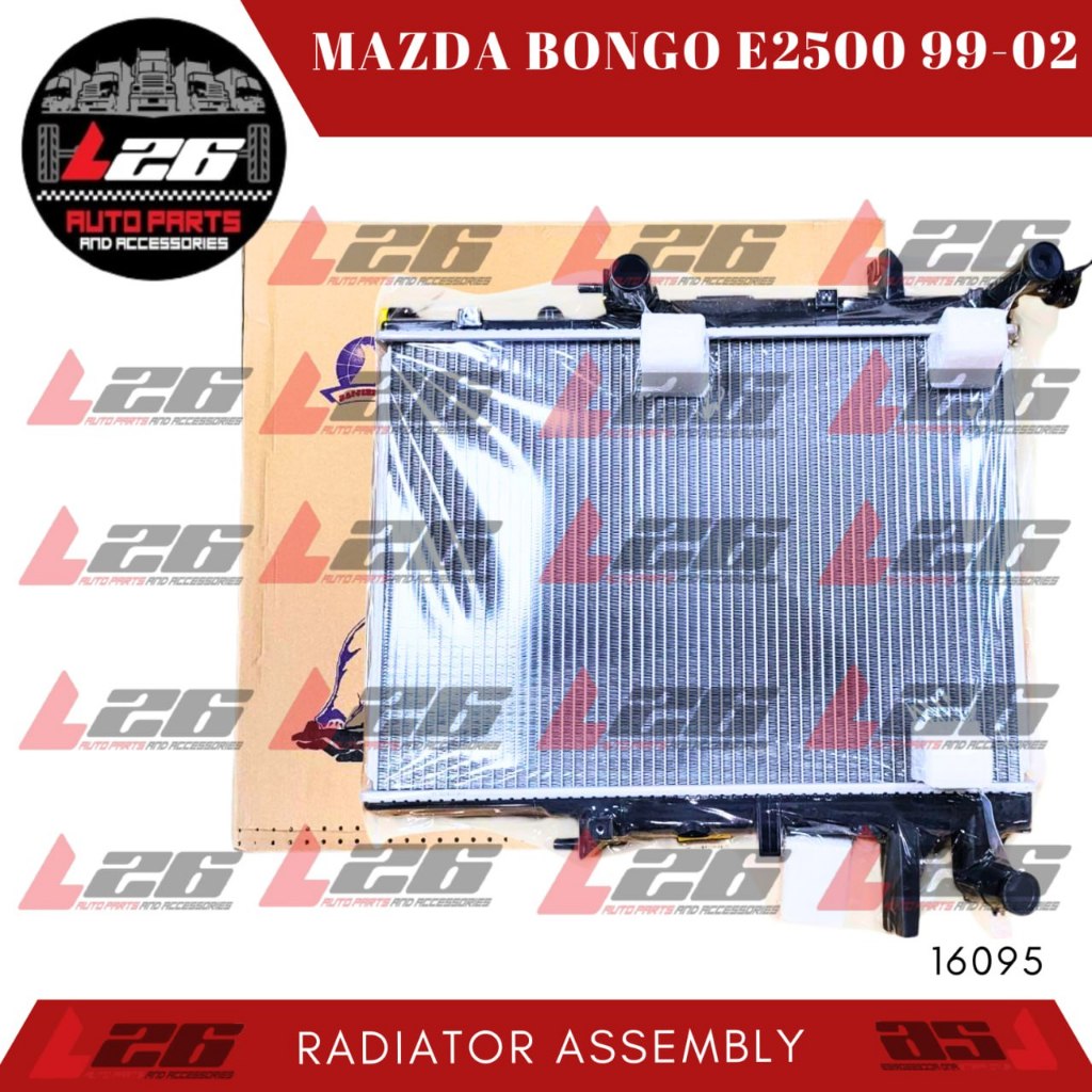 16095 Mazda Bongo E2500 1999-2002 Radiator Assembly M/T PA32 2ROWS ...