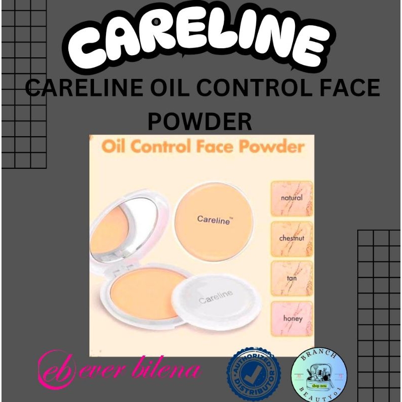 CARELINE OIL CONTROL FACE POWDER | Shopee Philippines