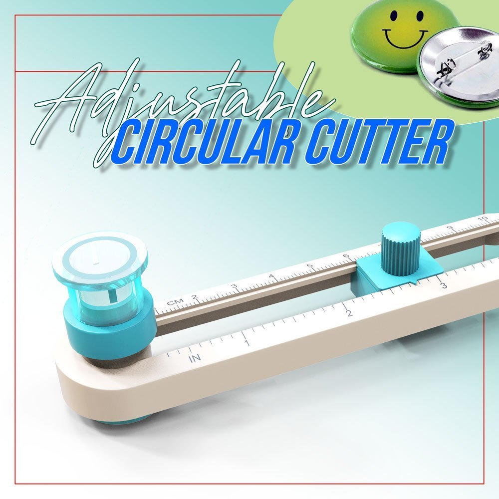 Round Cutting Knife Adjustable 360 Compass Circle Cutter Scrapbooking ...
