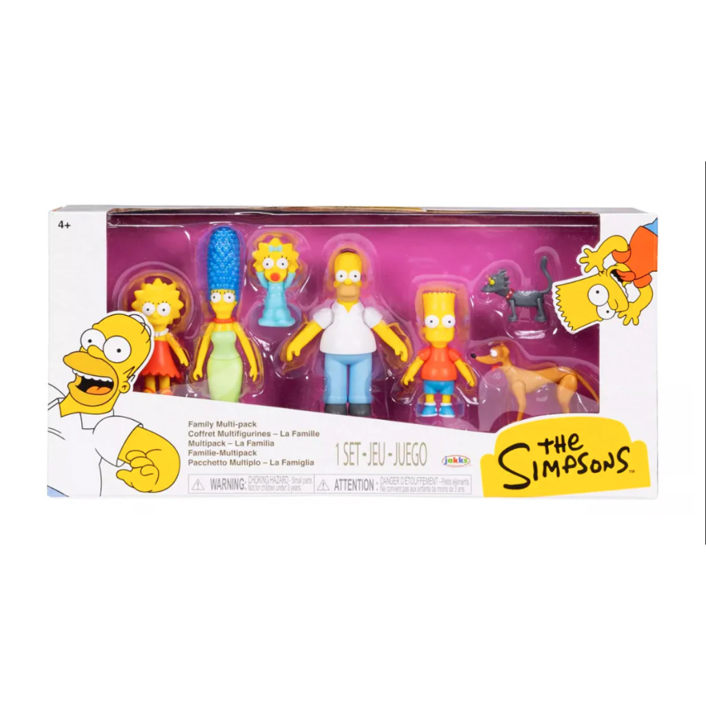 Lot De Figurines The Simpsons Toy 1999 - Homer, Marge, Bart, Lisa, Maggie