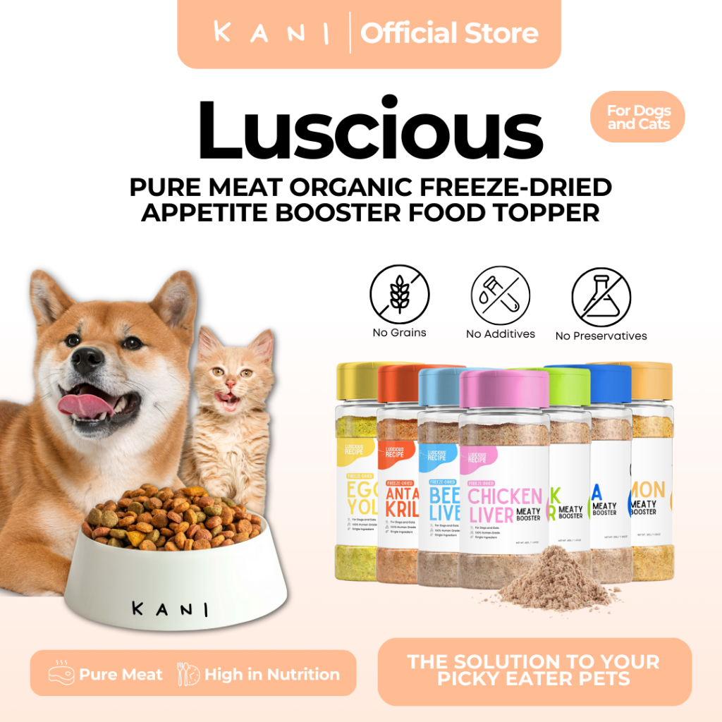 Freeze Dried Food Topper For Dogs & Cats - Protein Rich Chicken Meal Booster For Picky Eaters
