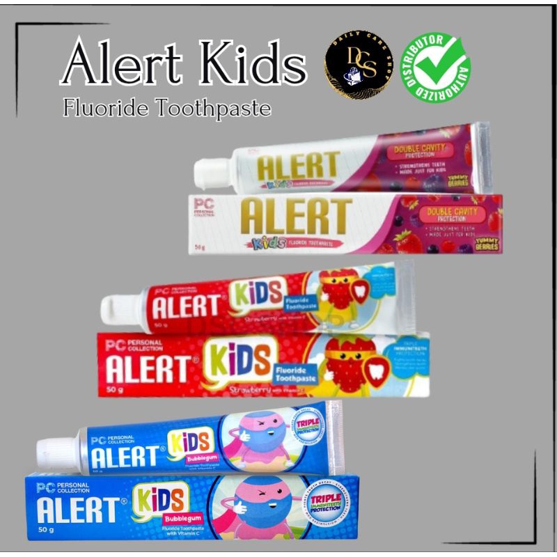 ALERT KIDS FLUORIDE TOOTHPASTE WITH VITAMIN C | Shopee Philippines