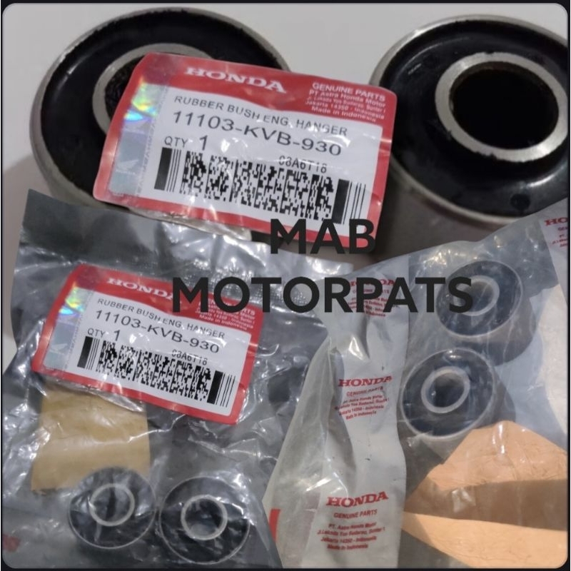 RUBBER BUSHING ENGINE HANGER FOR CLICK V1 V2 V3,BEAT FI , PCX150 , ADV ...