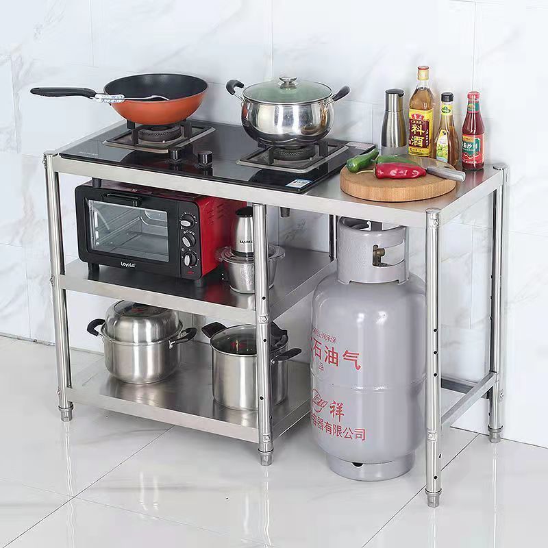 304 Stainless Kitchen Rack Gas Stove Rack with Hole Plane Countertop ...