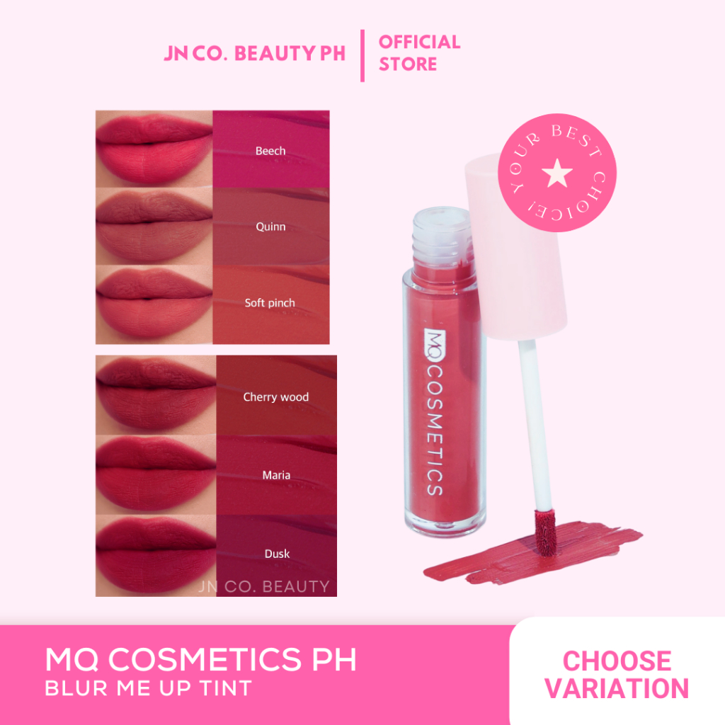 MQ Cosmetics Blur Me Up Matte Lip Stain | Highly pigmented | Shopee ...