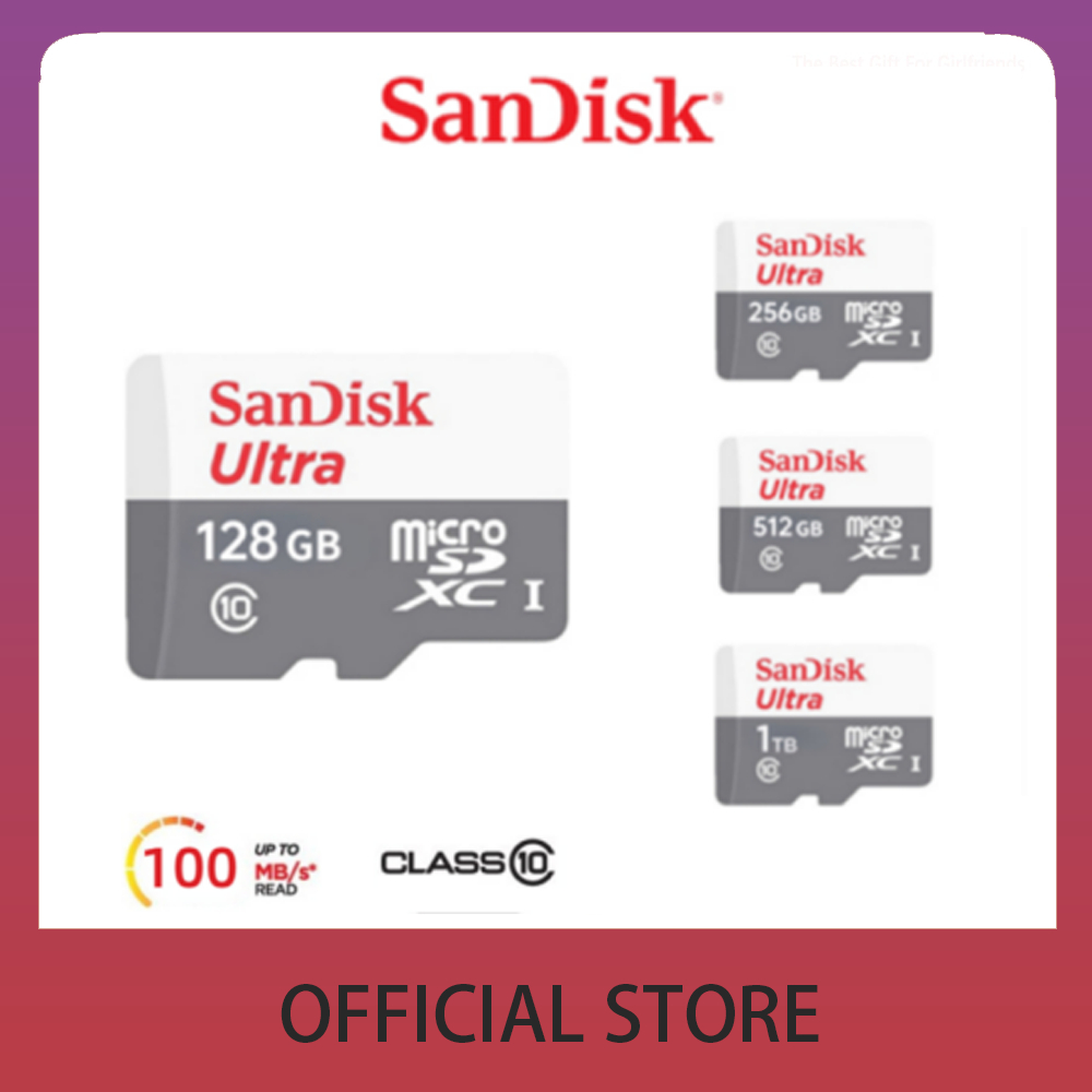 (COD)SanDisK Memory Card 128GB 256GB 512GB 1TB Micro sd card Original ...