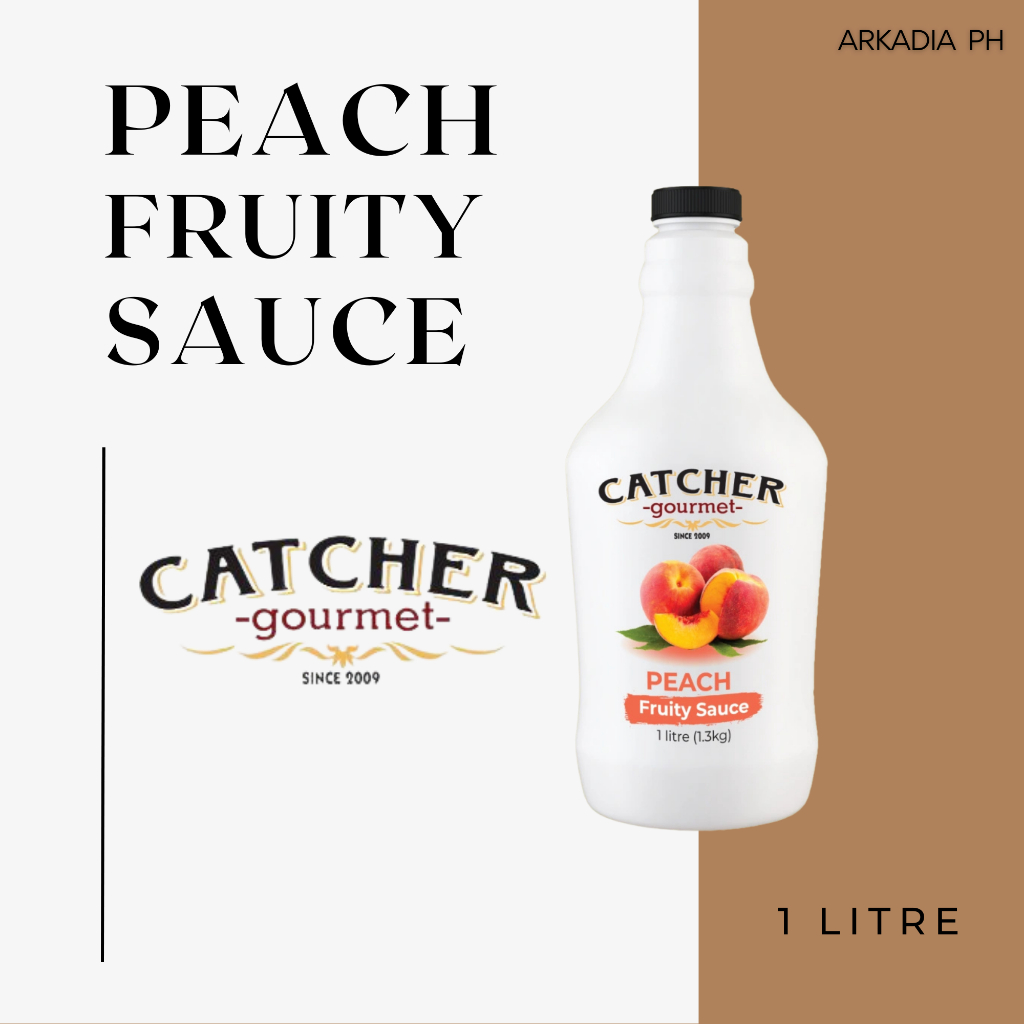 Catcher Gourmet Peach Fruity Sauce 1L | Shopee Philippines