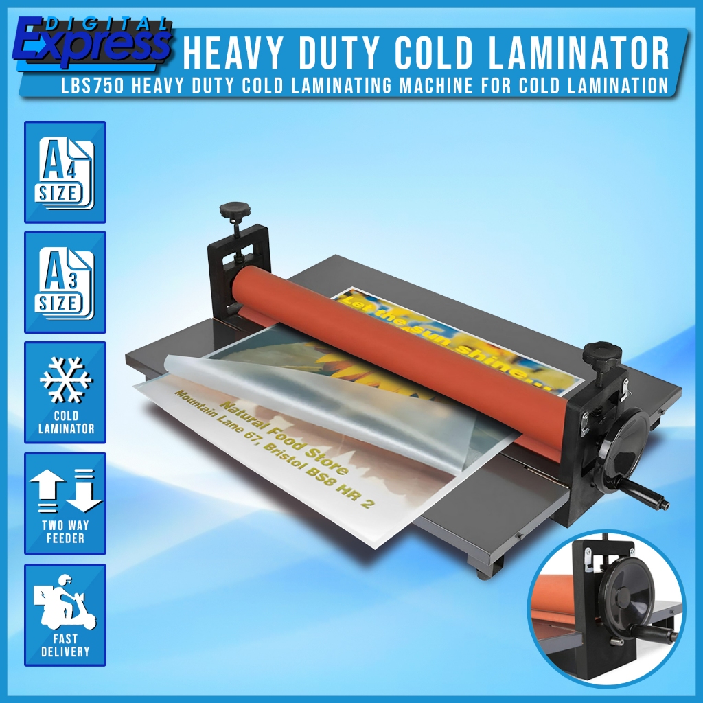 Officom LBS750 Manual Cold Laminator (750mm) Heavy Duty Large Format ...