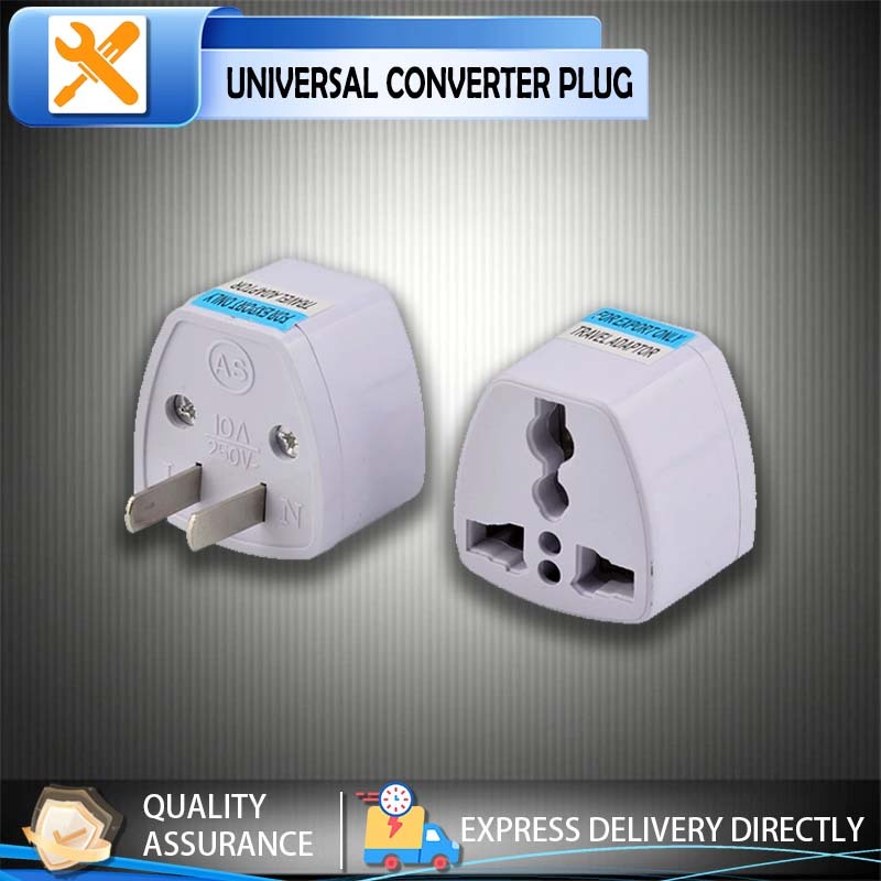 Universal Socket Adapter standard conversion plug travel adapter 3 Turn ...