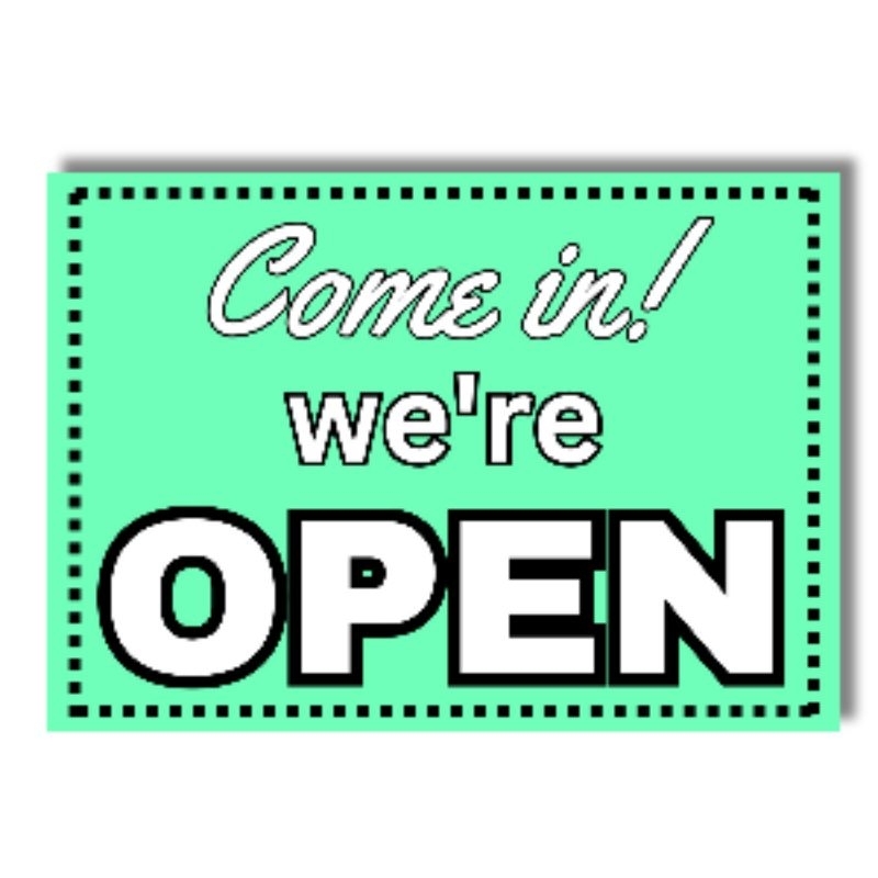 Open and Closed Signage Laminated Signage A5 A4 size | Shopee Philippines