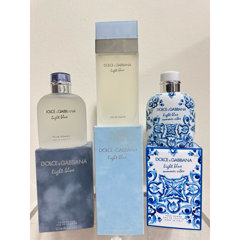 Dolce Gabbana Light Blue EDT 50ML 125ML Perfume for Men