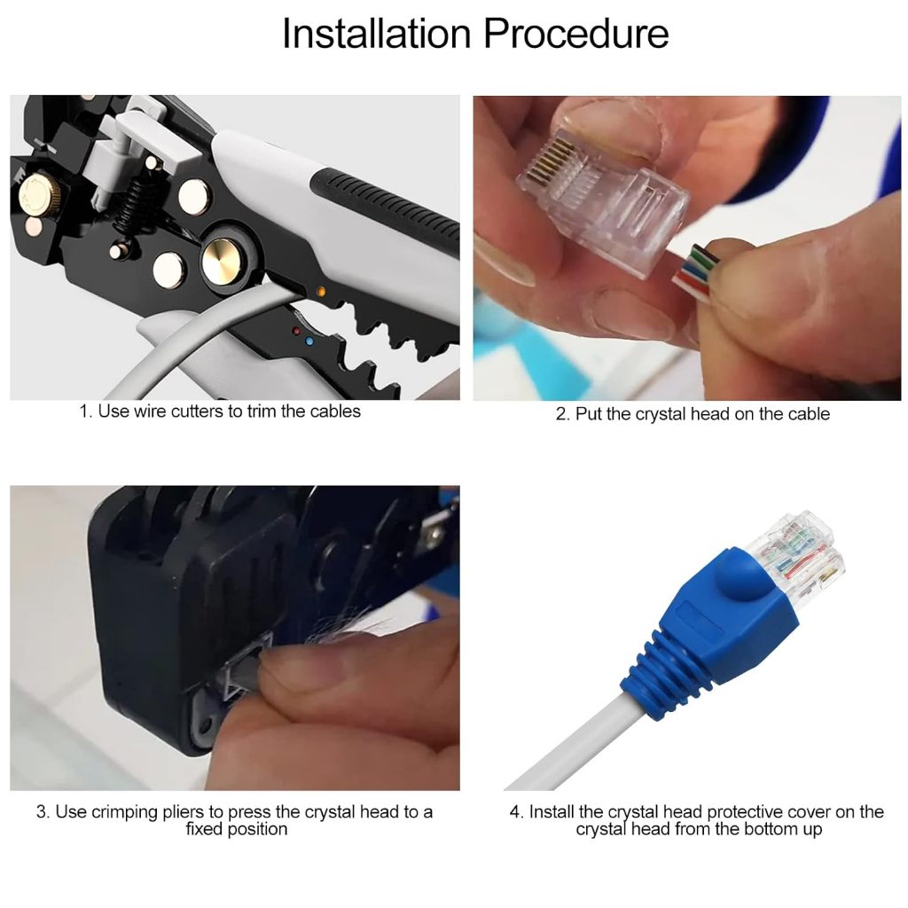 50pcs/100pcs Rj45 Rubber Boots Rj45 Ethernet Cable Connector Cover ...
