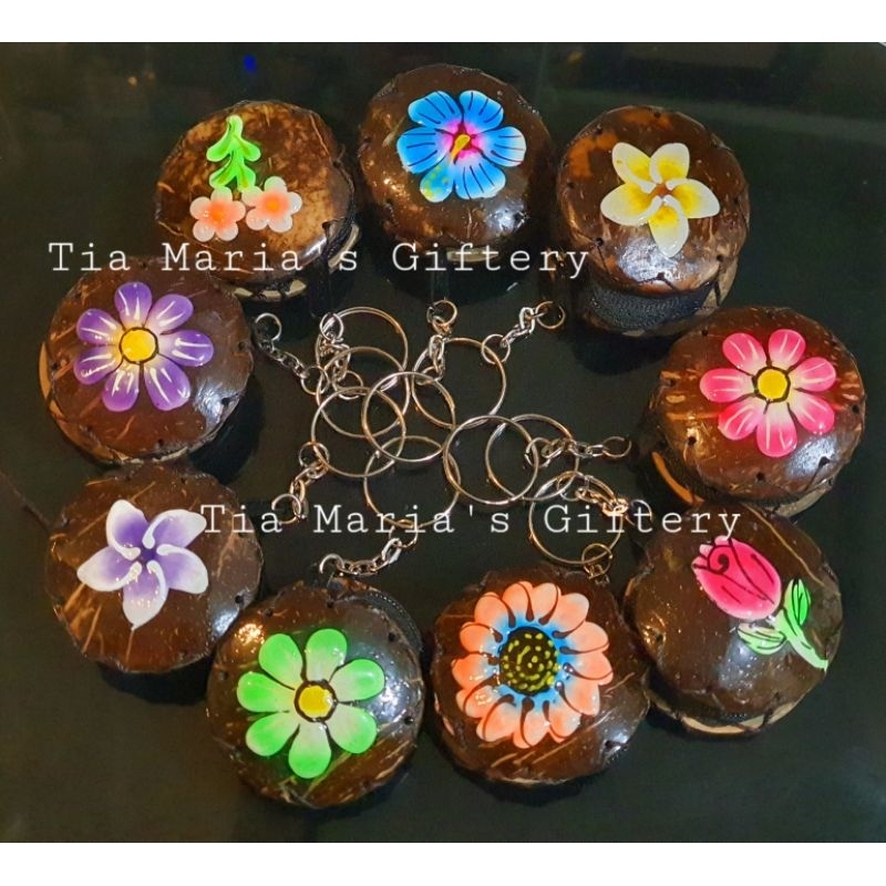 Bao/Coconut Shell Coin Holder Keychain (Per Piece) | Shopee Philippines