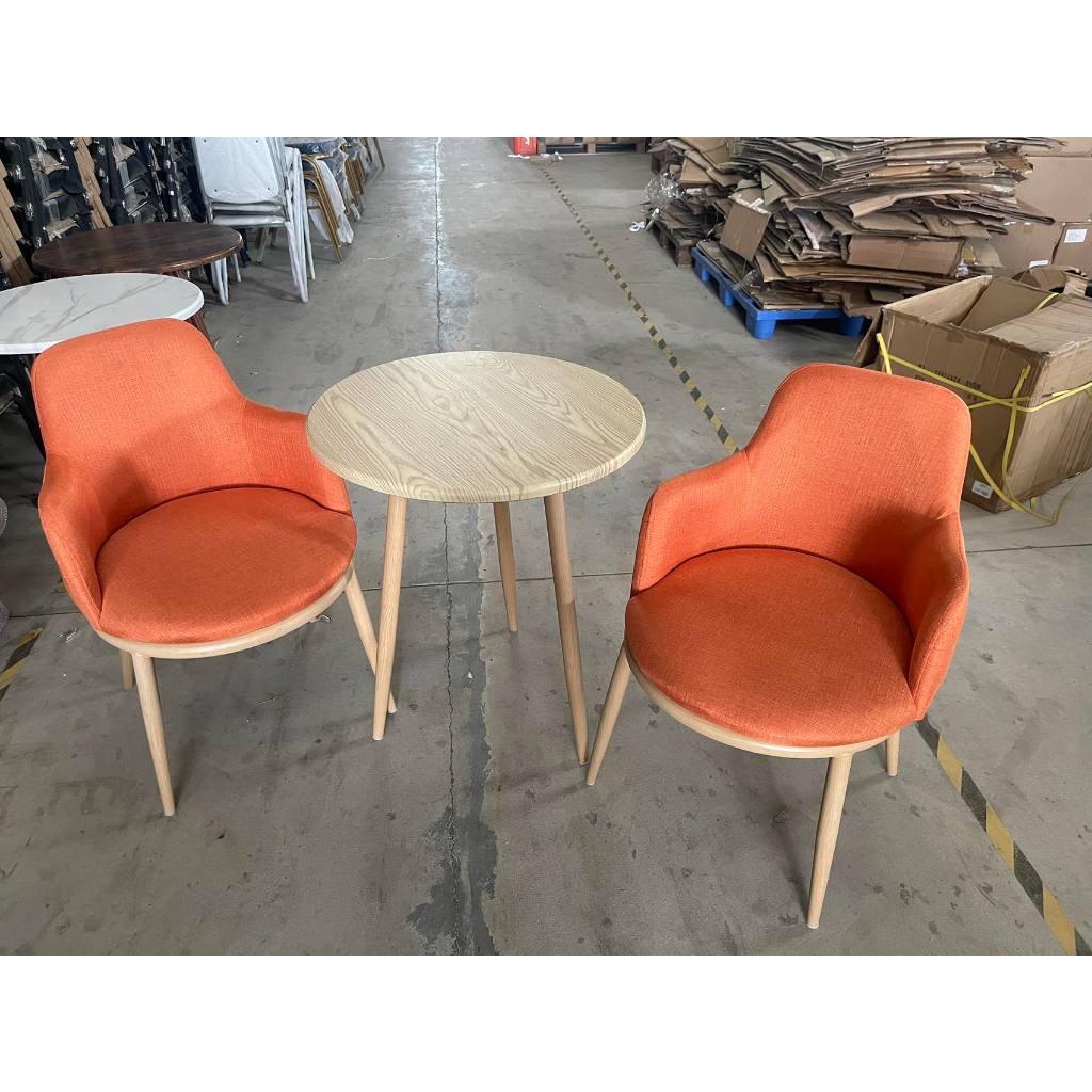 LazyHome Coffee Table Set modern Table and Chairs set balcony coffee shop  hotel and restaurant#5048