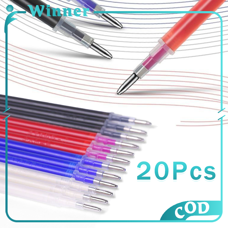 20Pcs/Set High Temperature Fade Fabric Pen Refill Sewing Craft Drawing ...