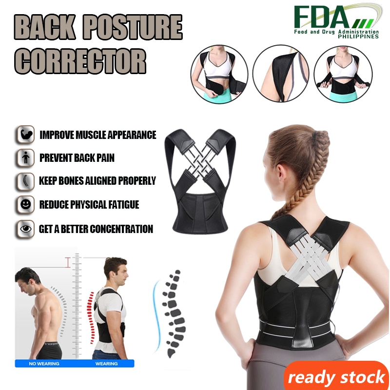Posture Corrector Back Brace Shoulder Protector Belt Back Support Belt ...