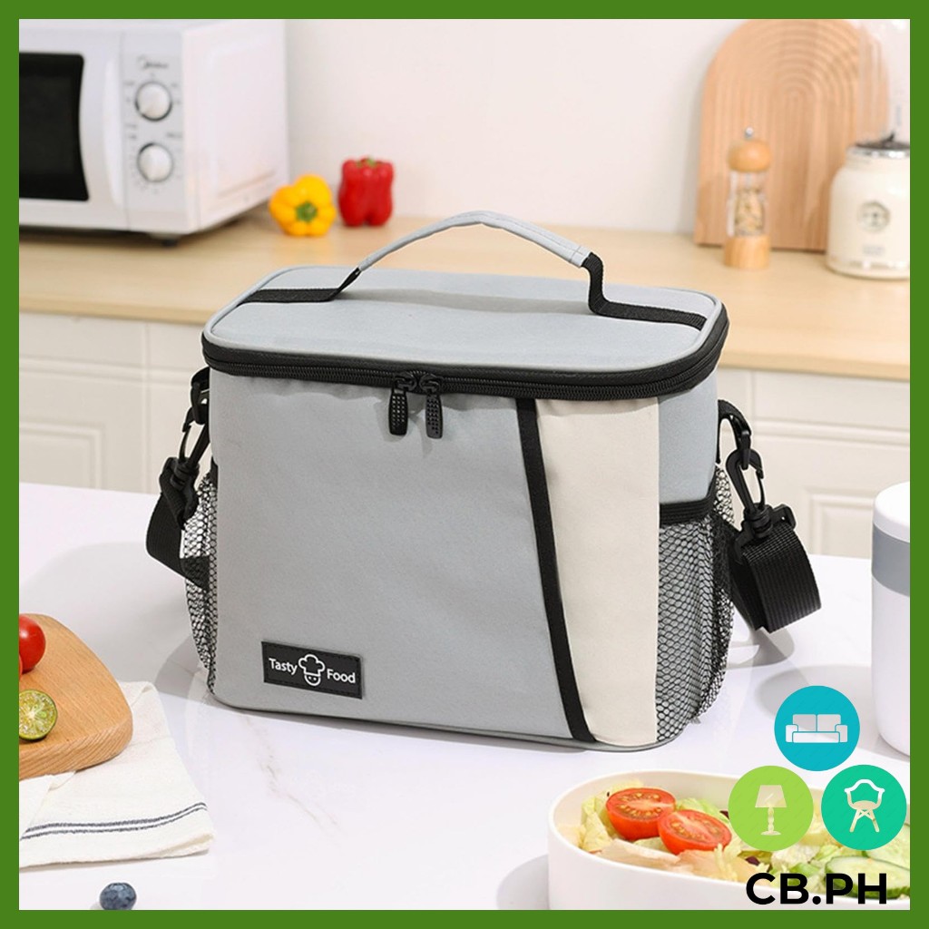 Reusable Lunch Bucket Insulated Lunch Bag Containers with Adjustable ...
