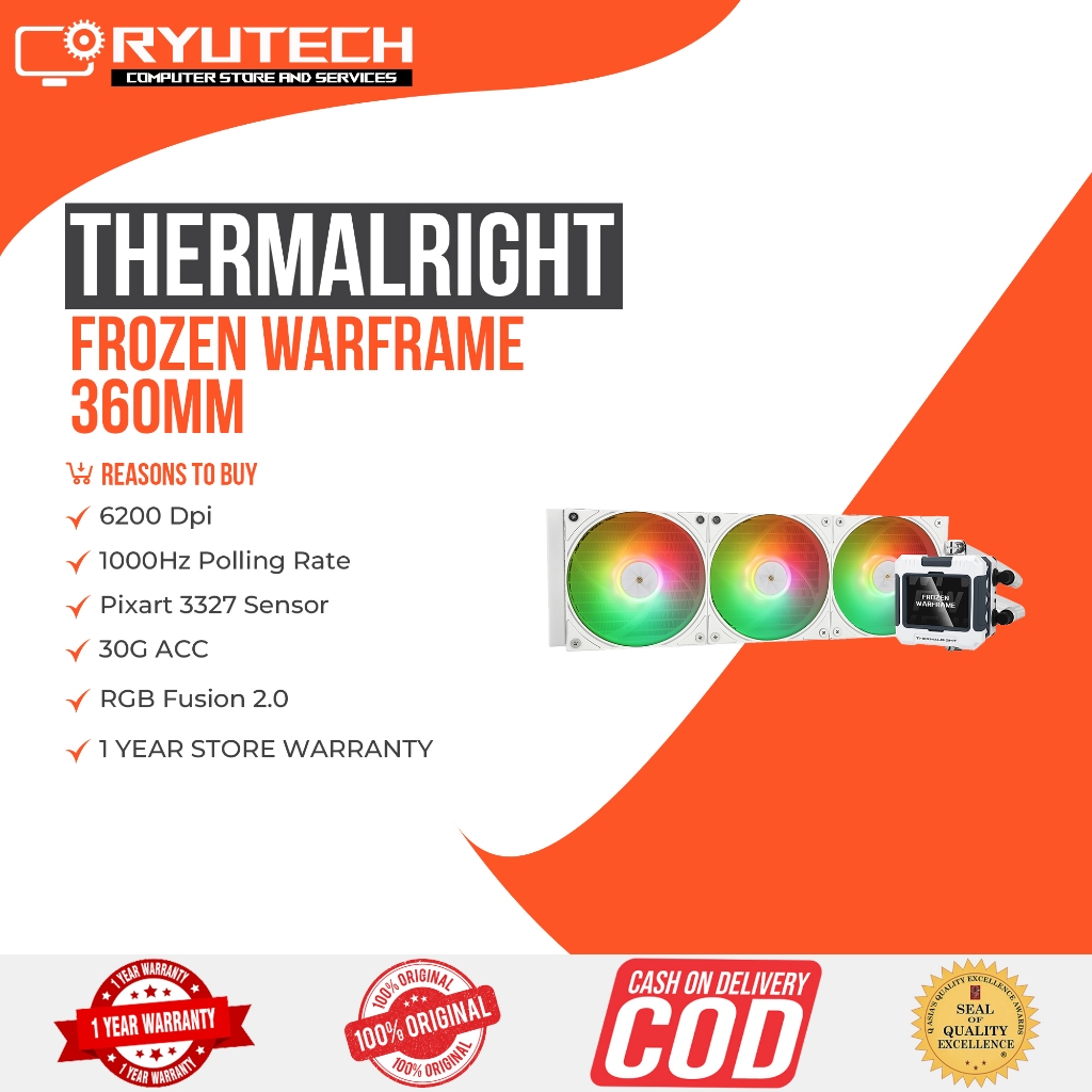THERMALRIGHT FROZEN WARFRAME 360MM WHITE - Addressable RGB Led | Shopee ...