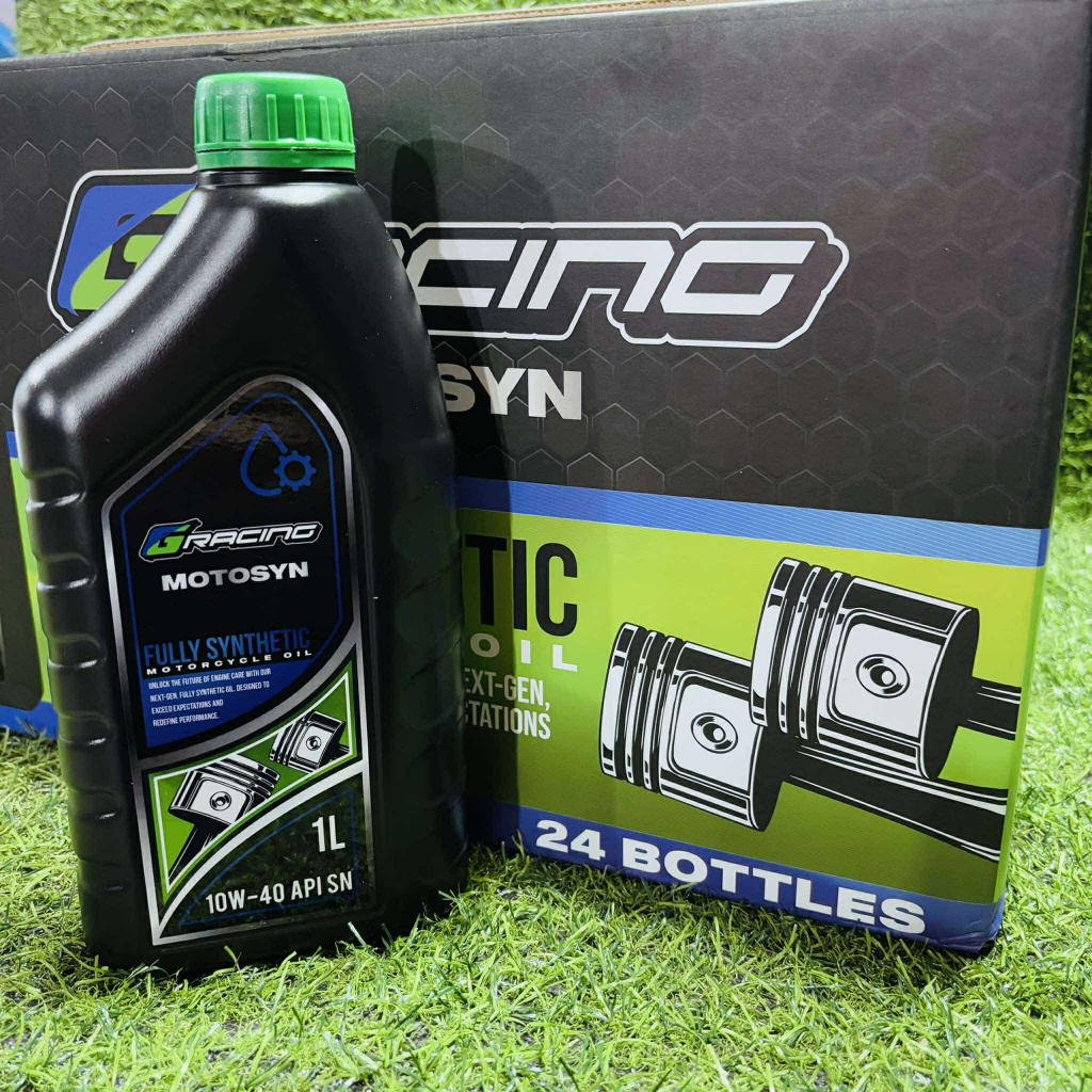G RACING MOTOSYNTHETIC SAE 10W-40 1L/0.8L FULLY SYNTHETIC ORIGINAL ...