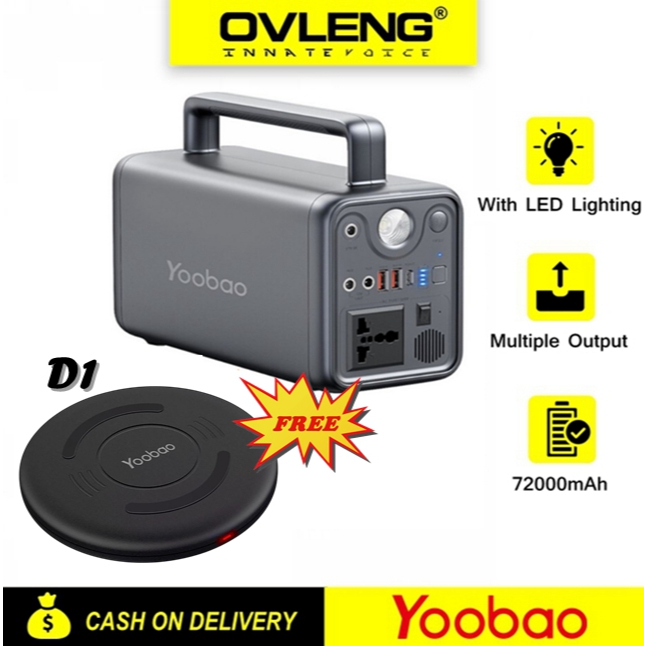 Yoobao En300wlpd New Design 72000mah 220V 300W Quick Charging Portable ...
