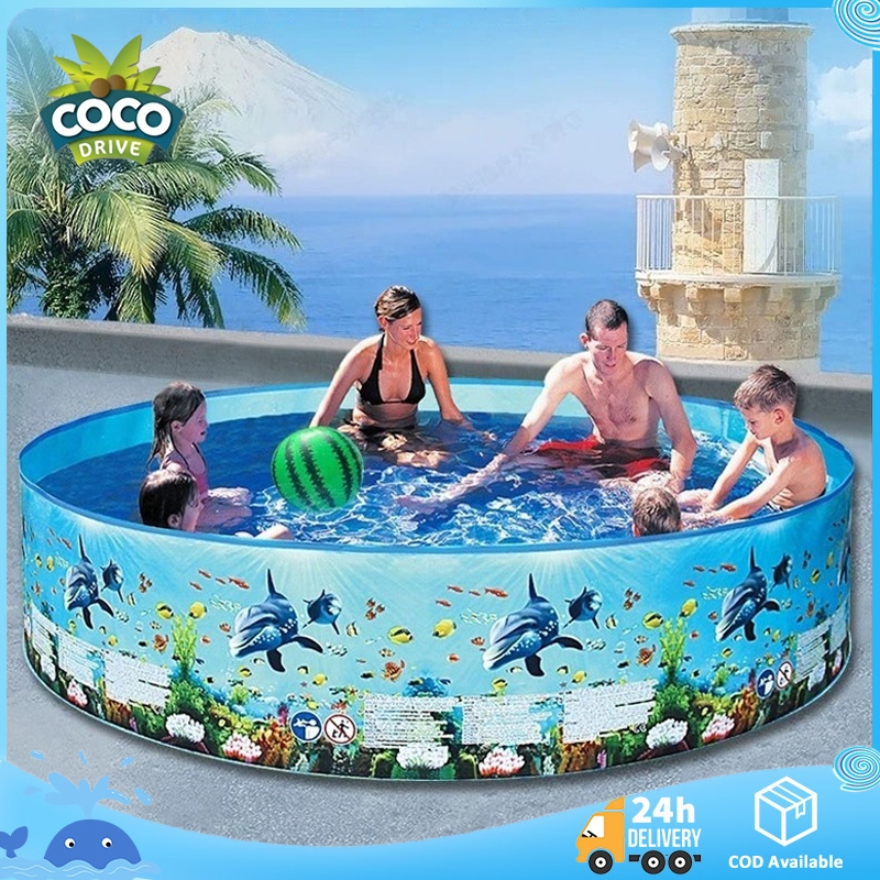 Non-Inflatable Summer Indoor Pool Round Swimming Pool Round Hard Bottom ...