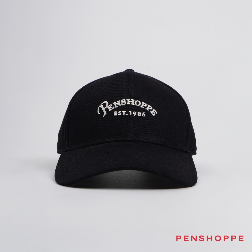 Penshoppe Varsity Cap with Embossed Embroidery (Black/Khaki) | Shopee ...