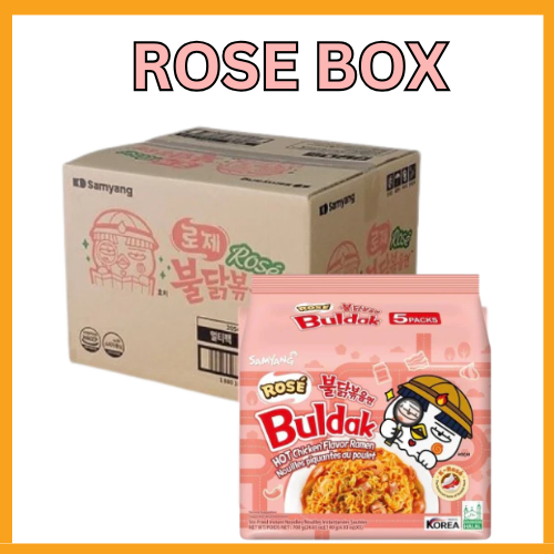 SAMYANG BULDAK ROSE 1 BOX (40PCS) 5pack Original | Shopee Philippines