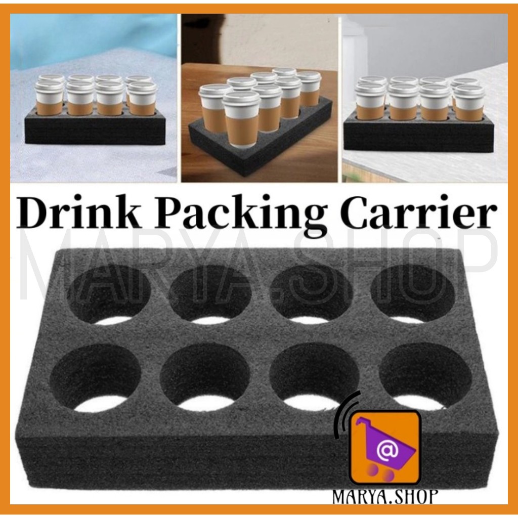 MARYA.SHOP Travel Cup Holder Tray Luggage Milk Tea Coffee Mug Drink ...