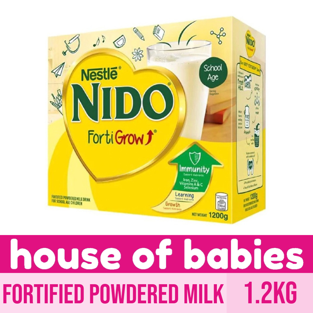 NIDO FORTIGROW 1.2kg Fortified Powdered Milk Drink | Shopee Philippines