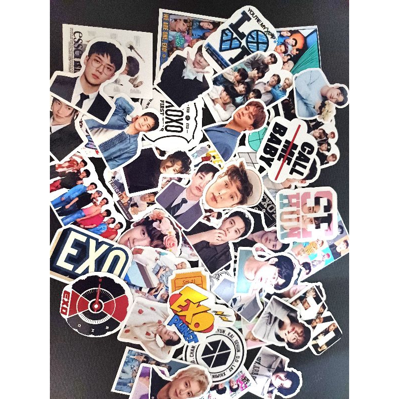 50pcs Exo • Sticker Pack • Waterproof • Scratchproof | Shopee Philippines