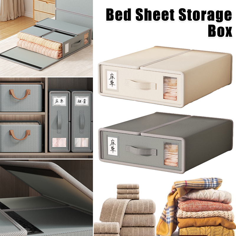 Foldable Bed Sheet Closet Organizers,Oxford Cloth Storage Box for ...