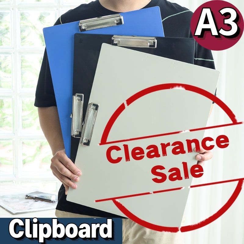 A3 Clipboard Long Folder Paper Organizers Drawing Pad Sketching Board ...