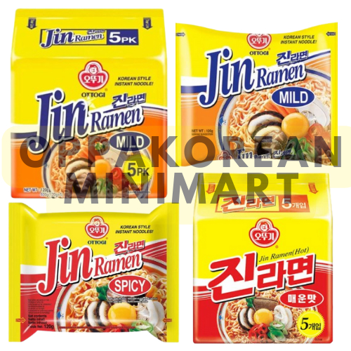 Ottogi Jin Ramen Mild and Spicy Flavor120g | Shopee Philippines