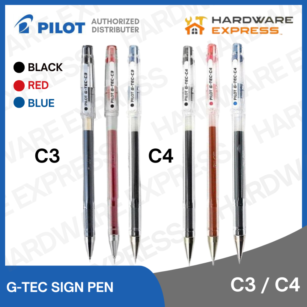 Pilot G-TEC Sign Pen C4 / C3 (Sold per piece) | Shopee Philippines