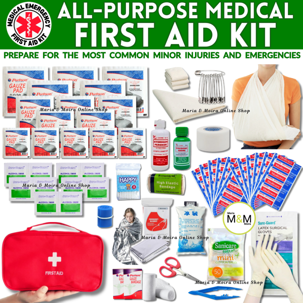 ALL PURPOSE PREPAREDNESS KIT | Emergency Go Bag Survival Kit Use for ...