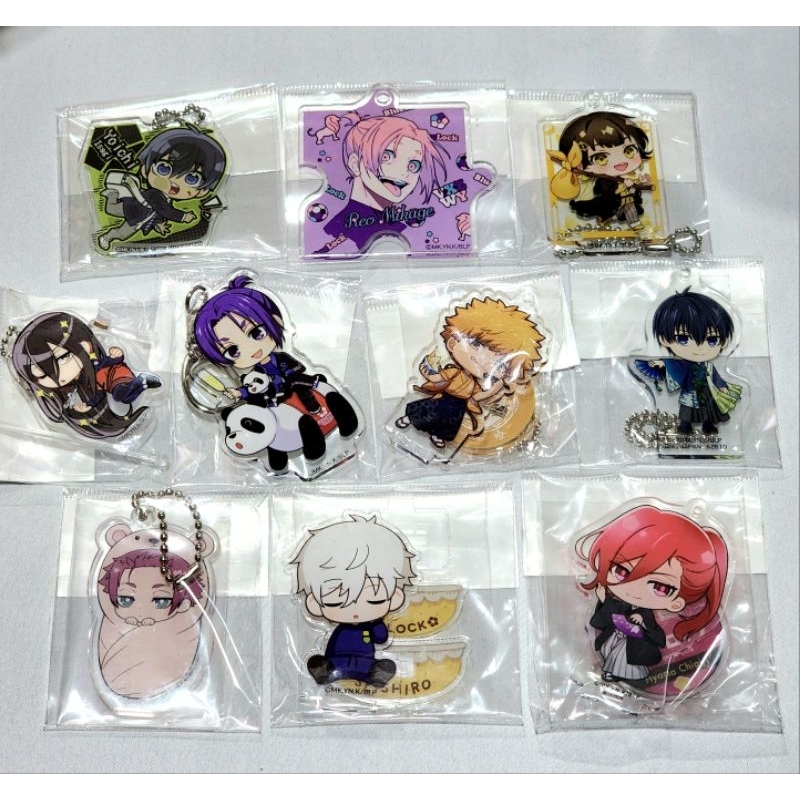 Blue Lock Anime Official Merchandise Assorted Arcylic Keychains and ...