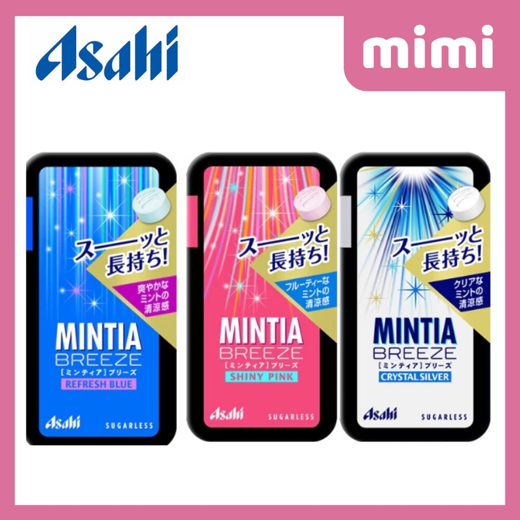 thumbnail interactive-video image 1 of Asahi Mintia Breeze Fresh Peach - Sugarless Breath Mints, 30 Tablets, Made In Japan 1 of 4