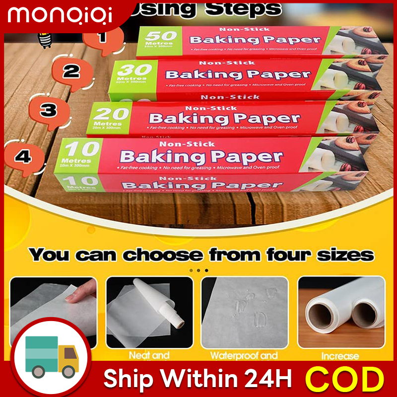 Baking Paper Parchment Paper Baking Sheets for Baking 20m/50m UN ...