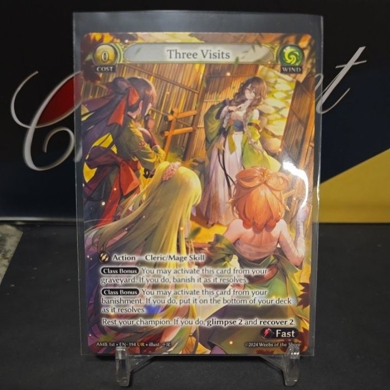THREE VISITS UR AMB GRAND ARCHIVE TCG ENGLISH | Shopee Philippines