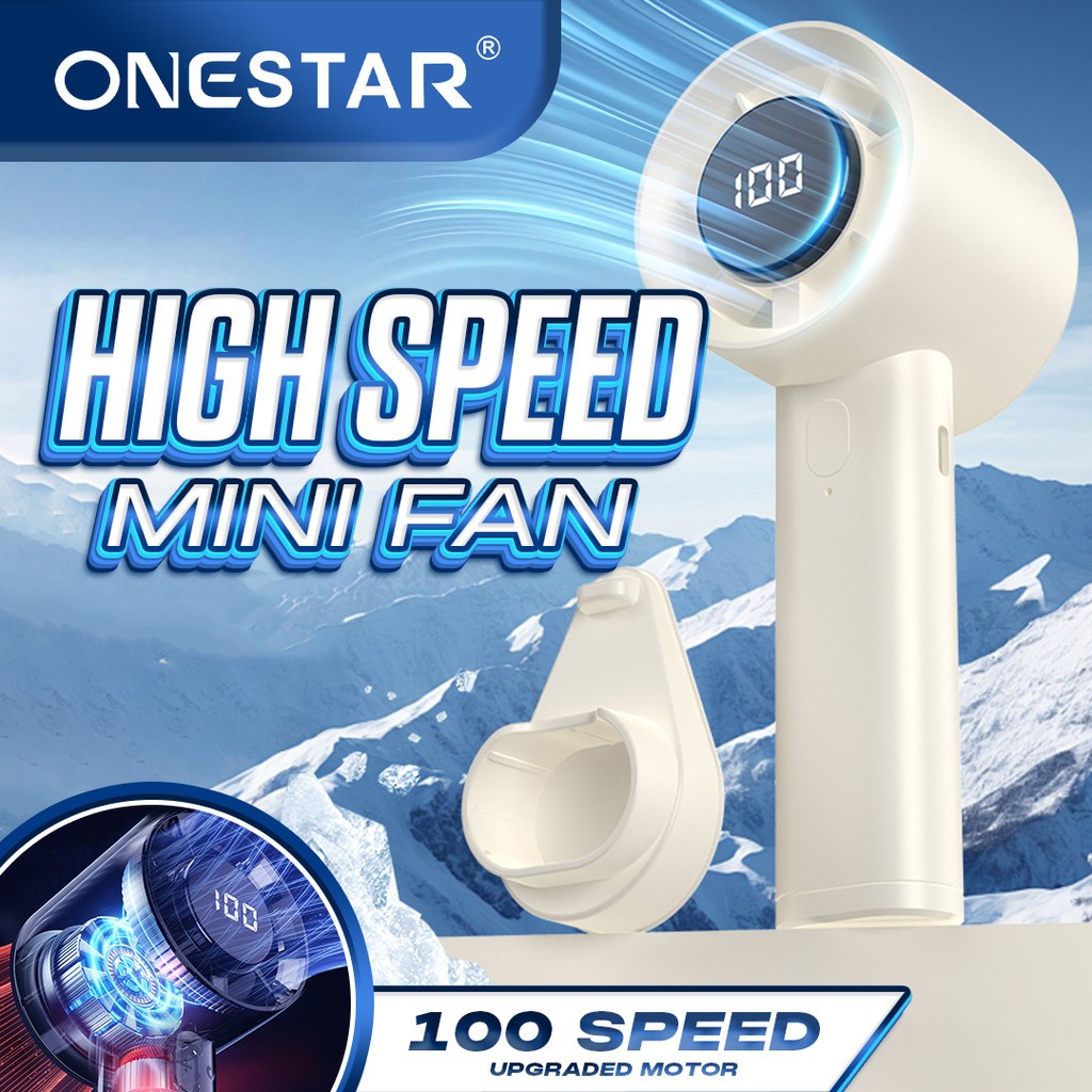 NSS Mini Cooling Turbo Fan Rechargeable Portable High Speed USB Small ...