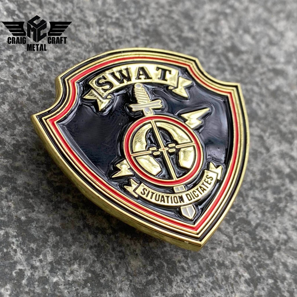 METAL PIN BADGE FOR SOUVENIR SWAT | Shopee Philippines