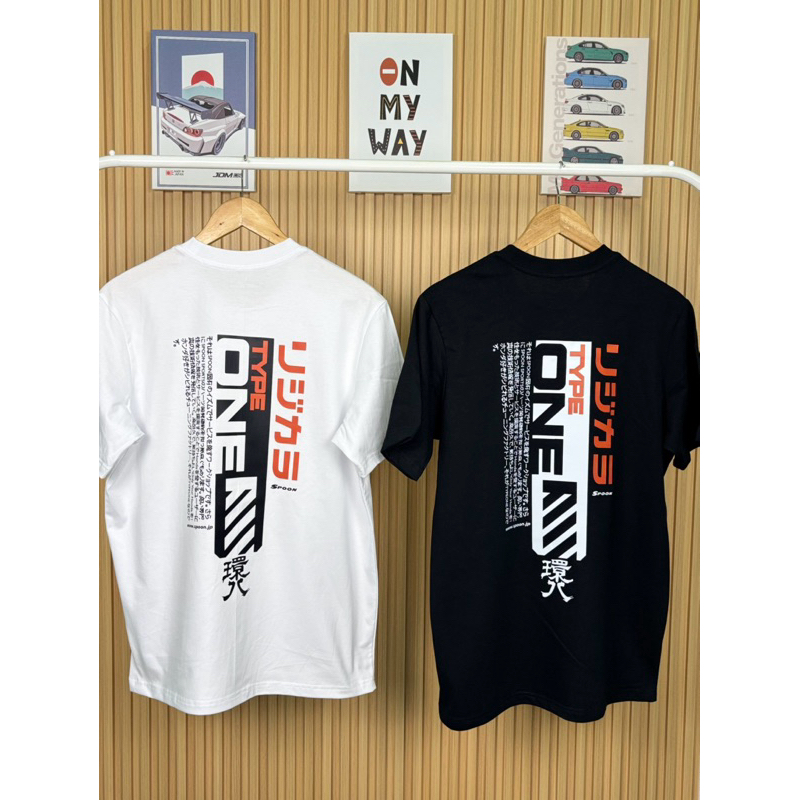 TYPE ONE SPOON T-Shirt Racing Series Premium Us Cotton Front & Back ...
