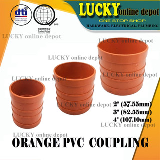 TLX ORANGE PVC COUPLING ( 2
