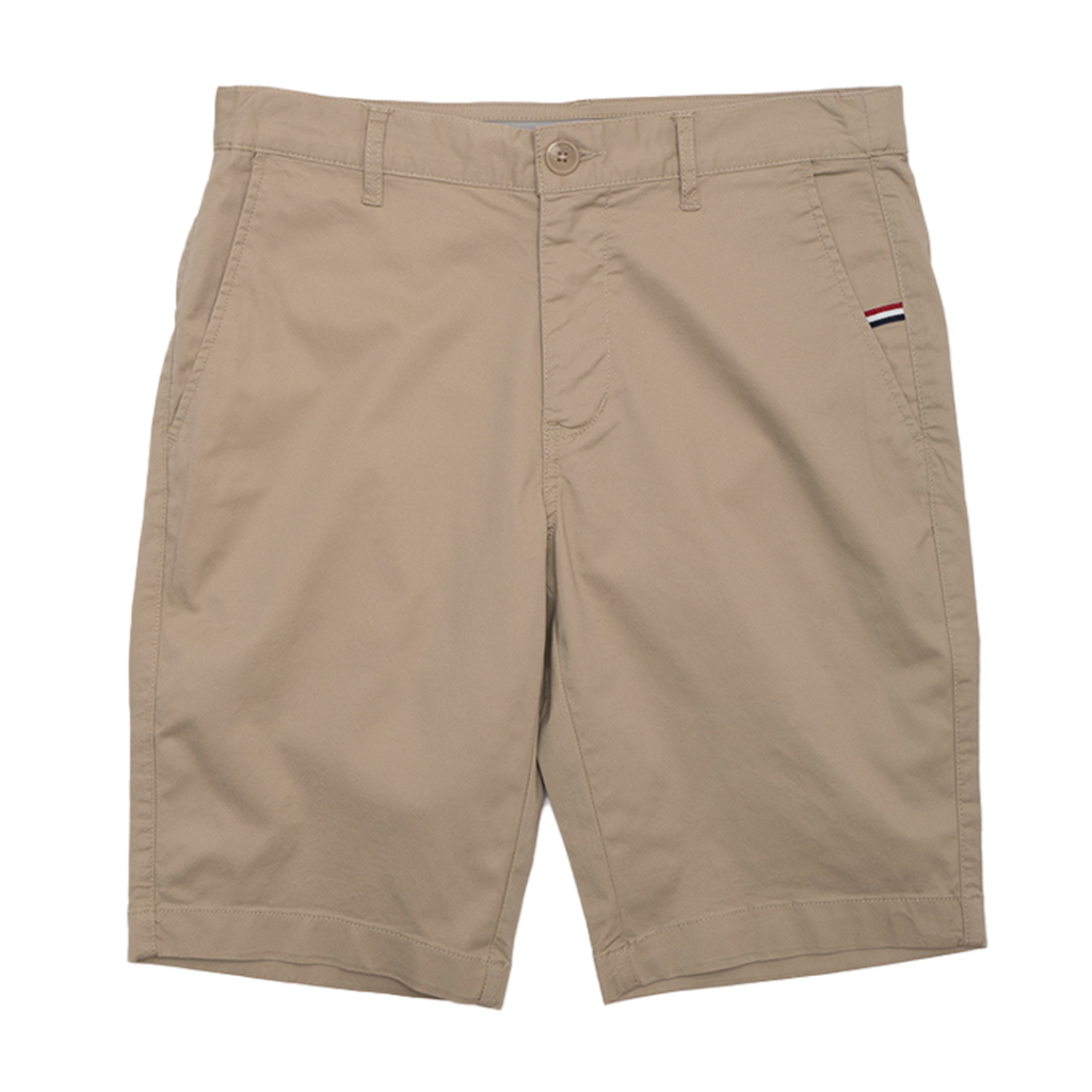 GIORDANO Men's Cotton Spandex Twill Low Rise Slim Tapered Fit Bermuda ...